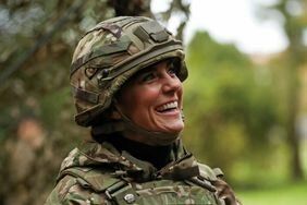 Kate Middleton visits the 1st The Queen's Dragoon Guards